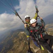 tandem paragliding