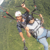 paragliding in nepal