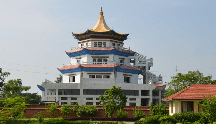 monastery in lumbini