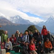 European travelers in Nepal